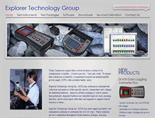 Tablet Screenshot of explorergrp.com